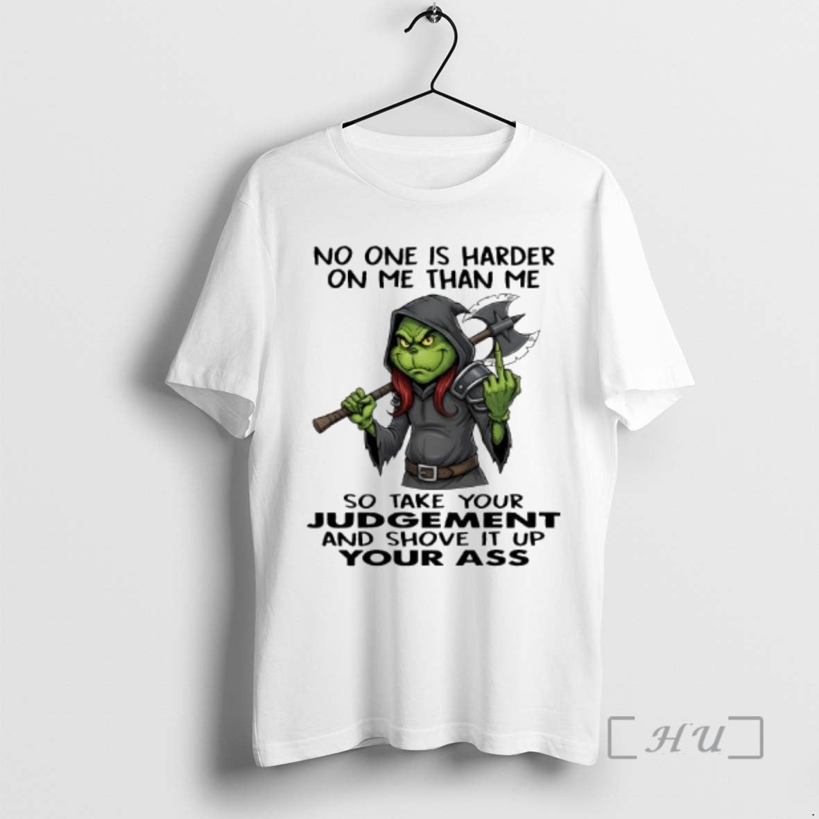 Officials Grinch No One Is Harder On Me Than Me T-Shirts, Hoodie, Sweatshirt | CiraTrend.com