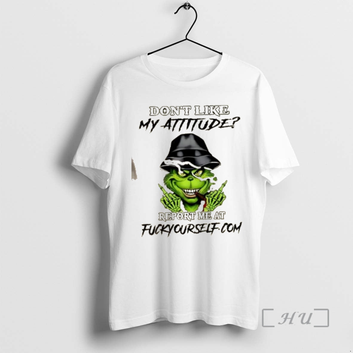 Officials Grinch Smoking Dont Like My Attitude Reportme At Fuckyourself T-Shirts, Hoodie, Sweatshirt | CiraTrend.com