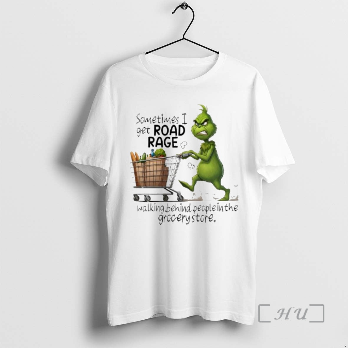 Officials Grinch Sometimes I Get Road Rage Walking Behind People In The Grocery Store Premium T-Shirts, Hoodie, Sweatshirt