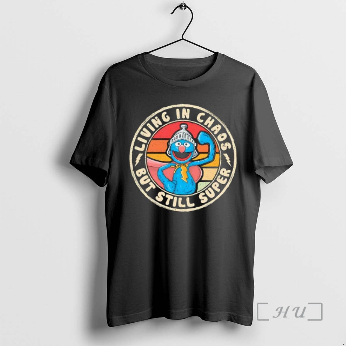 Officials Grover Living In Chaos But Still Super Grover Retro T-Shirts, Hoodie, Sweatshirt | CiraTrend.com