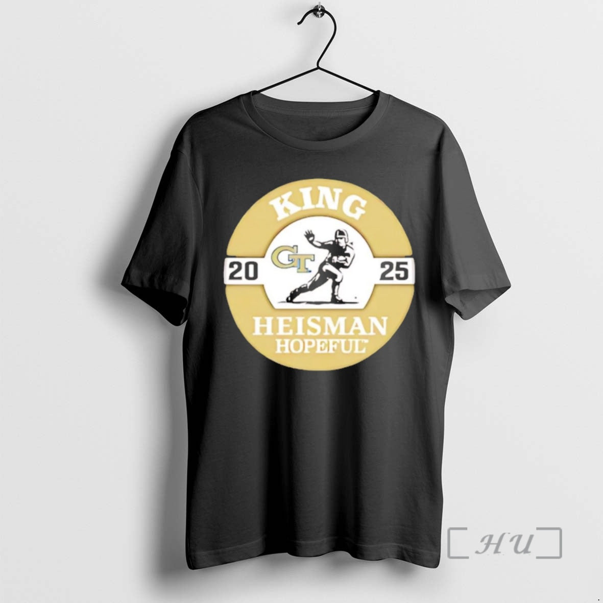 Officials Haynes King Heisman Hopeful Button 2025 Georgia Tech Yellow Jackets Christmas Chriast Premium T-Shirts, Hoodie,...