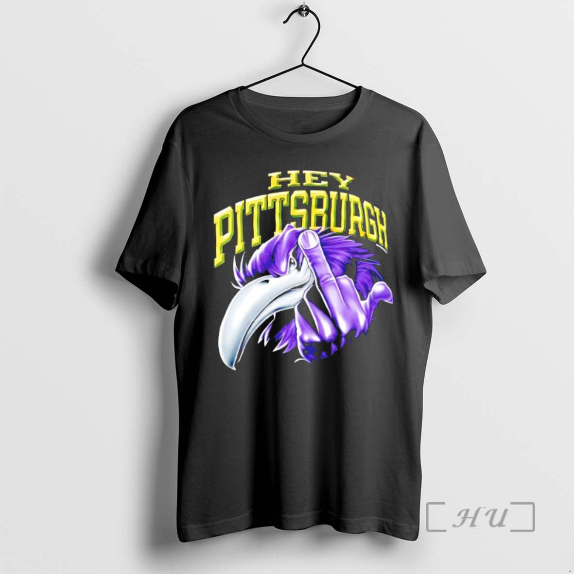 Officials Hey Pittsburgh Mascot The Middle Finger T-Shirts, Hoodie, Sweatshirt | CiraTrend.com