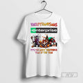 Officials Horror Movies Enterprise Hallothanksmas Its The Most Wonderful Time T Shirt