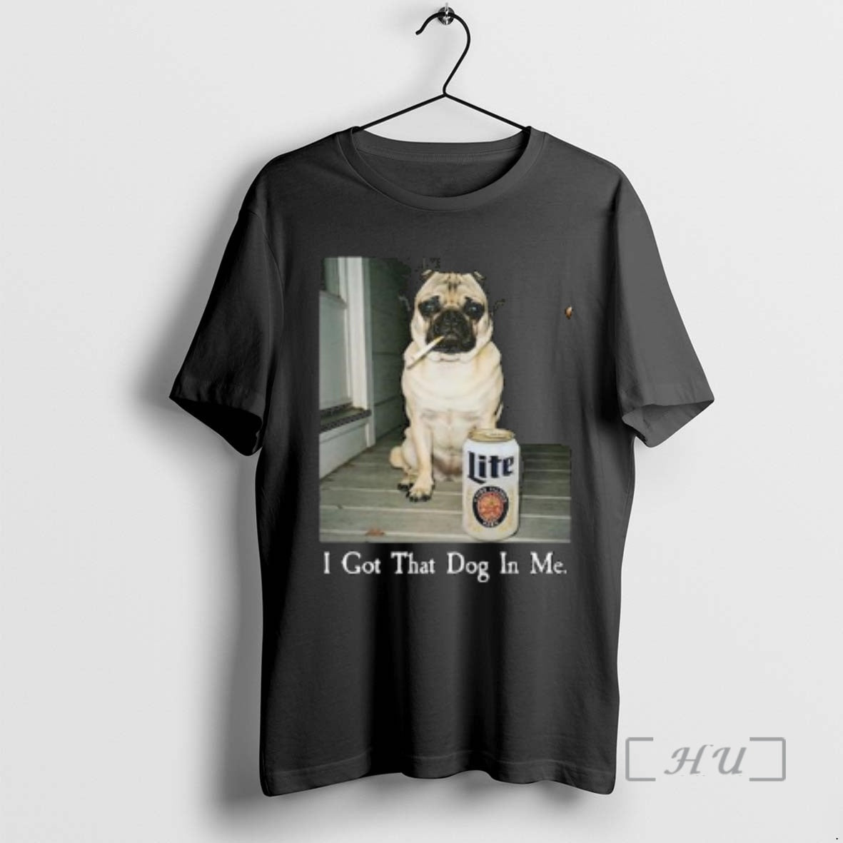 Officials I Got That Dog In Me Pug Lite Beer Circle Black Premium T Shirts Hoodie, Sweatshirt | CiraTrend.com