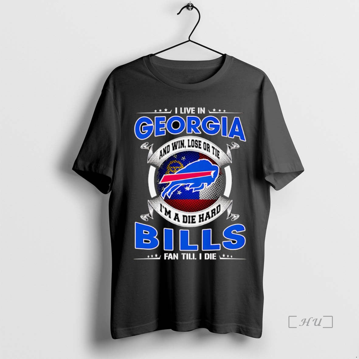 Officials I Live In Georgia And Win Lose Or Tie Im A Dead Hard Buffalo T-Shirts, Hoodie, Sweatshirt | CiraTrend.com