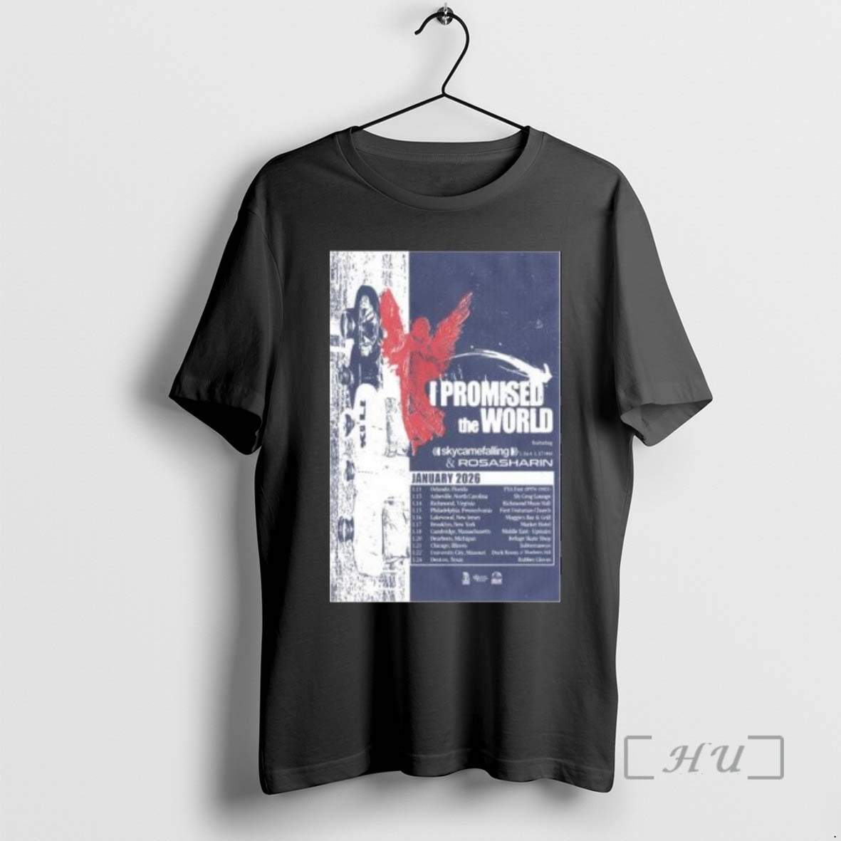 Officials I Promised The World January Tour 2026 Circle Black T-Shirts, Hoodie, Sweatshirt | CiraTrend.com
