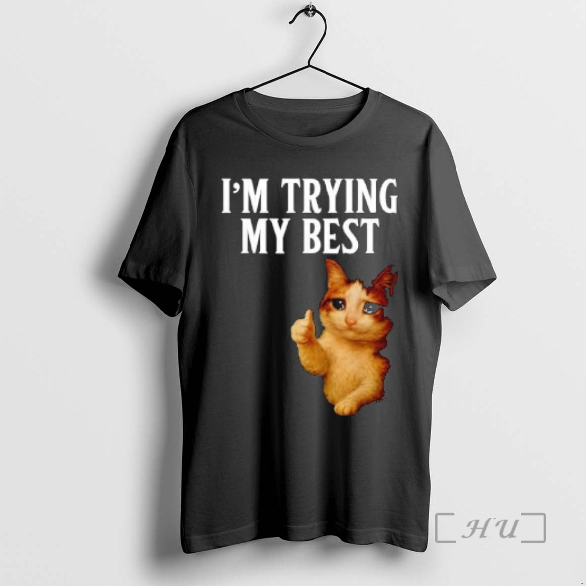 Officials Im Trying My Best Crying Cat Meme Funny T-Shirts, Hoodie, Sweatshirt | CiraTrend.com