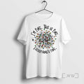Officials Im Fine This Is Fine Everything Is Fine Christmas Lights Circle Premium T Shirts Hoodie, Sweatshirt | CiraTrend.com