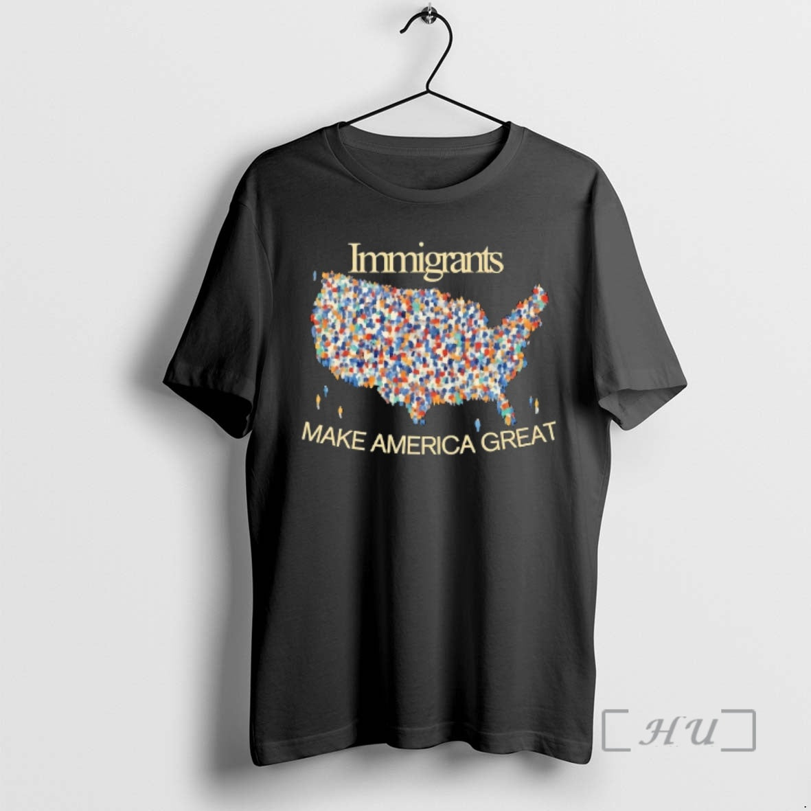 Officials Immigrants Make America Great Us Map T-Shirts, Hoodie, Sweatshirt | CiraTrend.com