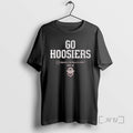 Officials Indiana Football Go Hoosiers 2025 College Football Playoff Team Slogan Circle Black Premium T-Shirts, Hoodie,...