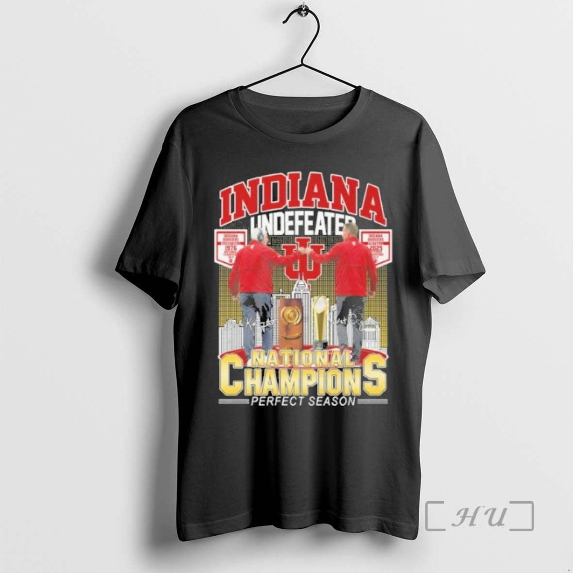 Officials Indiana Undefeated Player Signature National Champions Perfect Season T-Shirts, Hoodie, Sweatshirt | CiraTrend.com