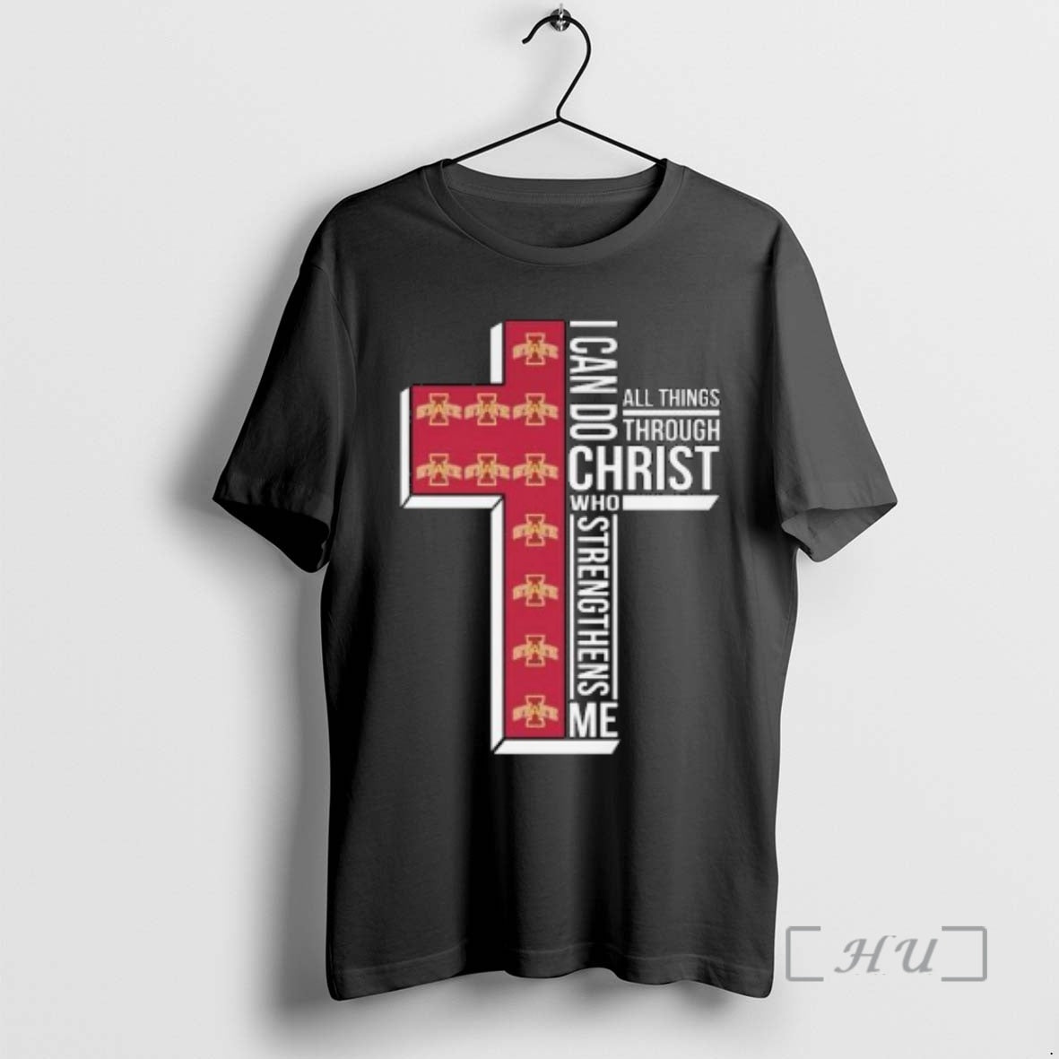 Officials Iowa State Cyclones I Can Do All Things Through Christ Who Strengthens Me Cross T-Shirts, Hoodie, Sweatshirt
