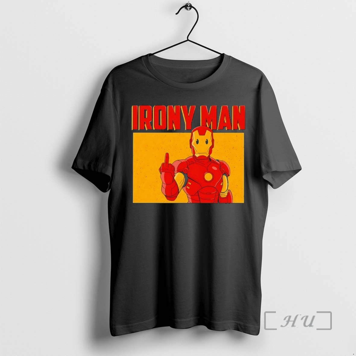 Officials Irony Man Middle Finger T-Shirts, Hoodie, Sweatshirt | CiraTrend.com