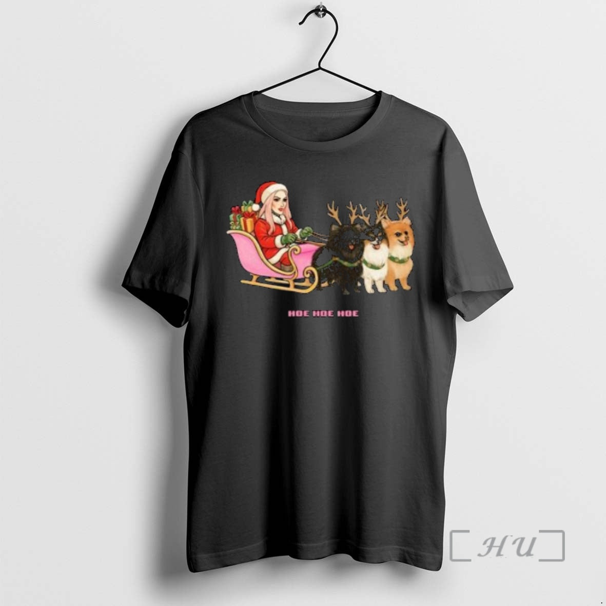 Officials Jeffree Star Cosmetics Hoe Hoe Hoe Holiday Circle Black T-Shirts, Hoodie, Sweatshirt | CiraTrend.com