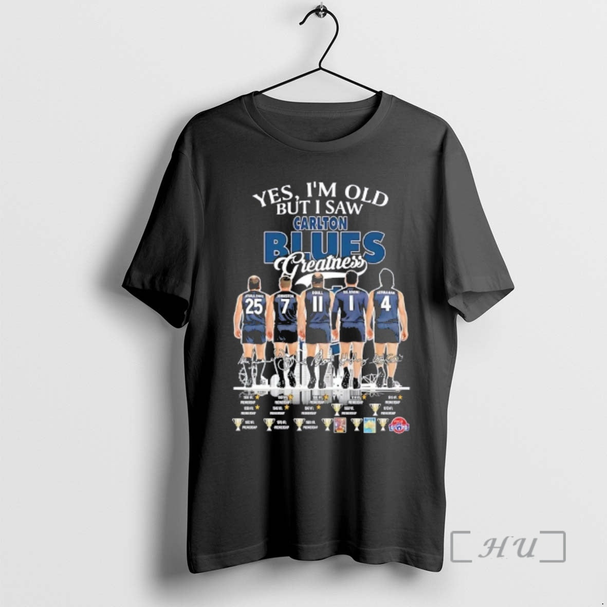 Officials Jesaulenko And Legends Yes Im Old But I Saw Carlton Blues Greatness Skyline Signatures T-Shirts, Hoodie, Sweatshirt