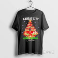 Officials Kansas City Chiefs Kingdom Merry Christmas Tree Circle Black T-Shirts, Hoodie, Sweatshirt | CiraTrend.com