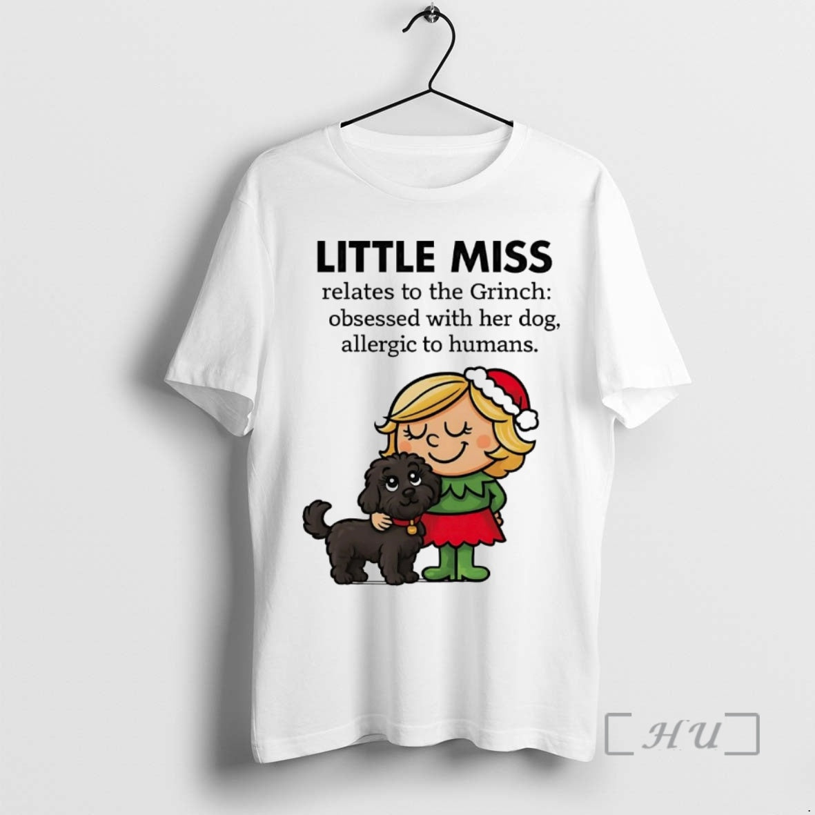 Officials Little Miss Relates To The Grinch Obsessed With Her Dog Premium T Shirts Sweater Hoodie, Sweatshirt | CiraTrend.com