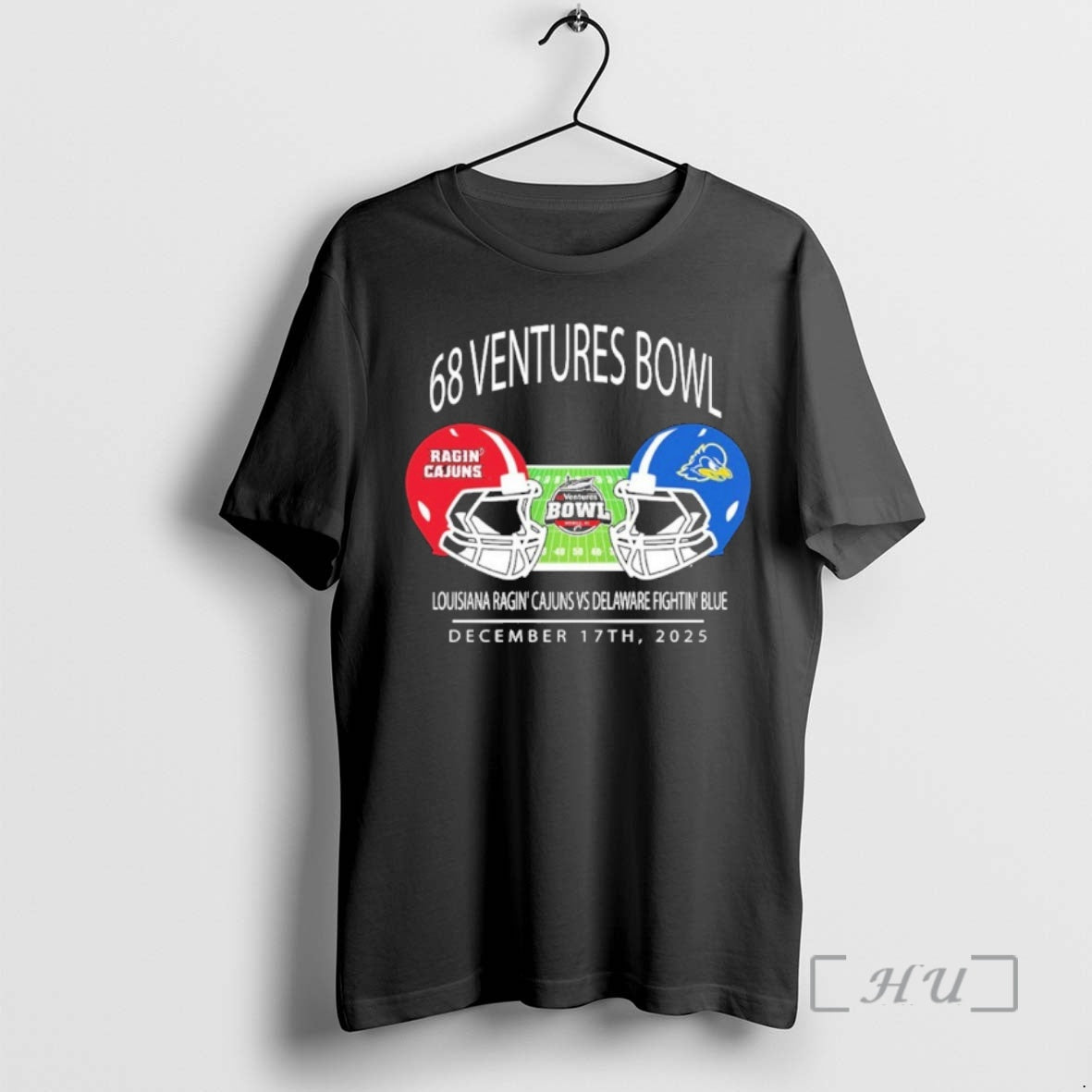 Officials Louisiana Ragin Cajuns Vs Delaware Fightin Blue Hens 68 Ventures Bowl December 17th 2025 T-Shirts, Hoodie,...