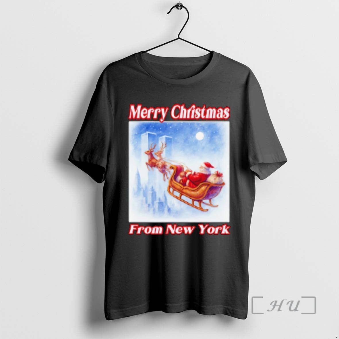 Officials Merry Christmas From New York Santa Rides A Reindeer T-Shirts, Hoodie, Sweatshirt | CiraTrend.com