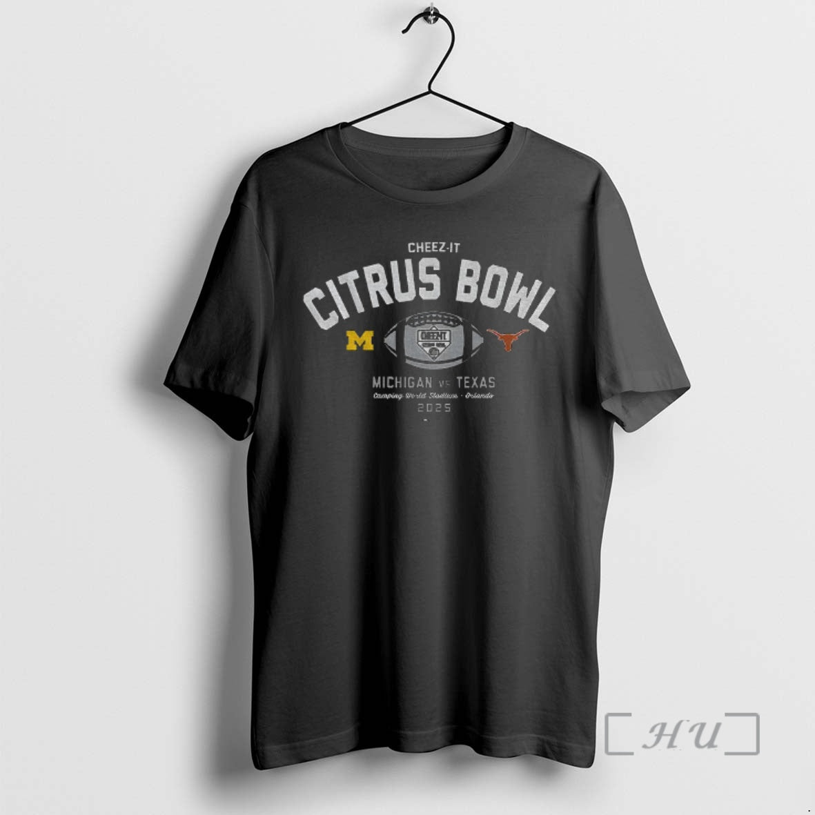 Officials Michigan Wolverines Vs Texas Longhorns Football Cheez It Citrus Bowl 2025 Logo Premium T-Shirts, Hoodie, Sweatshirt