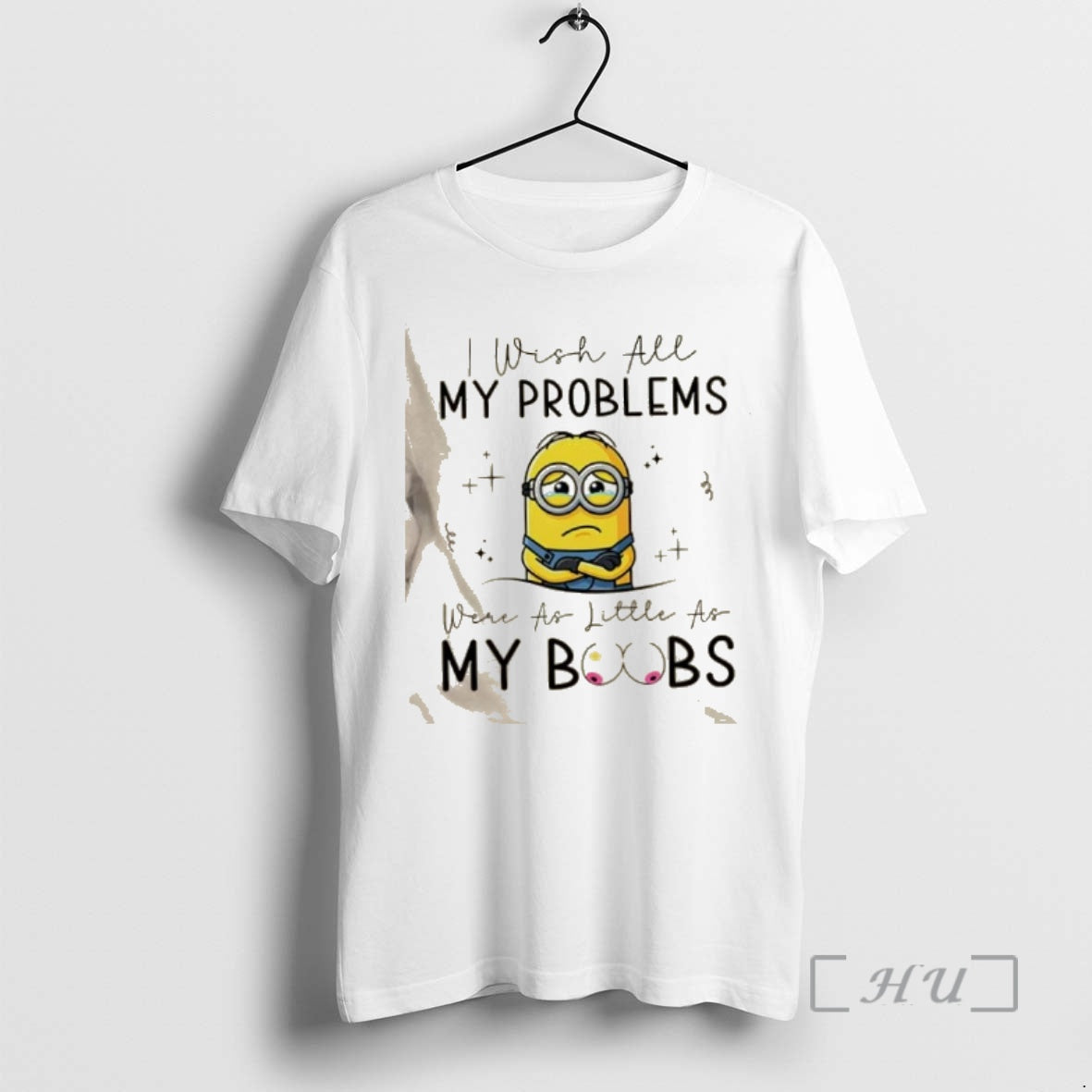 Officials Minions I Wish All My Problems Were As Little As My Boobs Premium T-Shirts, Hoodie, Sweatshirt | CiraTrend.com
