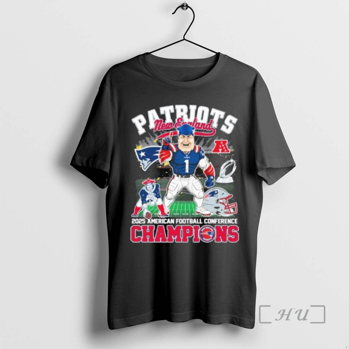 Officials Ne Patriots Mascot Afc Conference Champions T-Shirts, Hoodie, Sweatshirt | CiraTrend.com