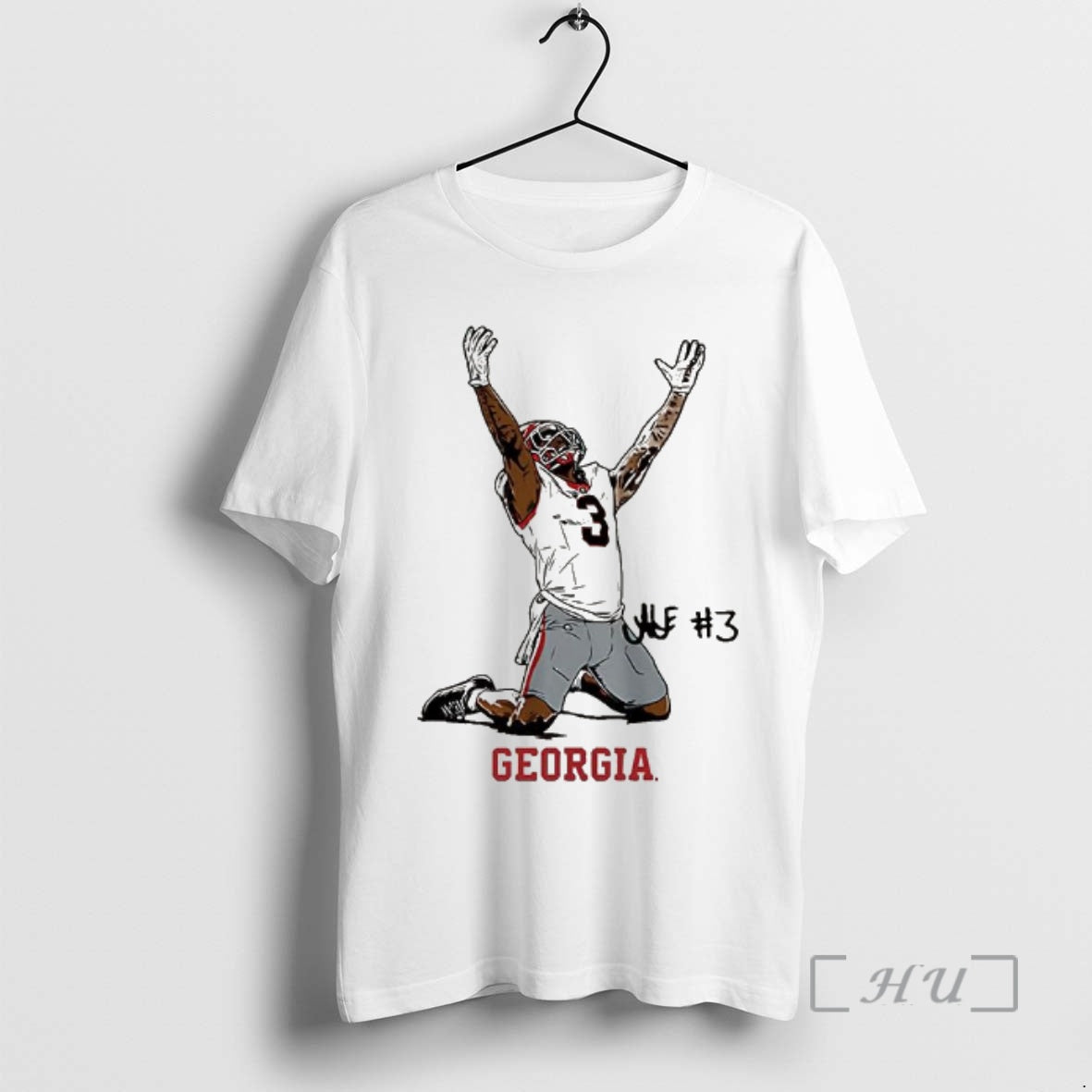 Officials Nate Frazier Georgia Bulldogs Football End Zone Celebration Signature T-Shirts, Hoodie, Sweatshirt | CiraTrend.com
