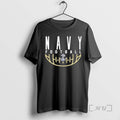 Officials Navy Midshipmen Football Us Naval Academy Logo Circle Black T-Shirts, Hoodie, Sweatshirt | CiraTrend.com