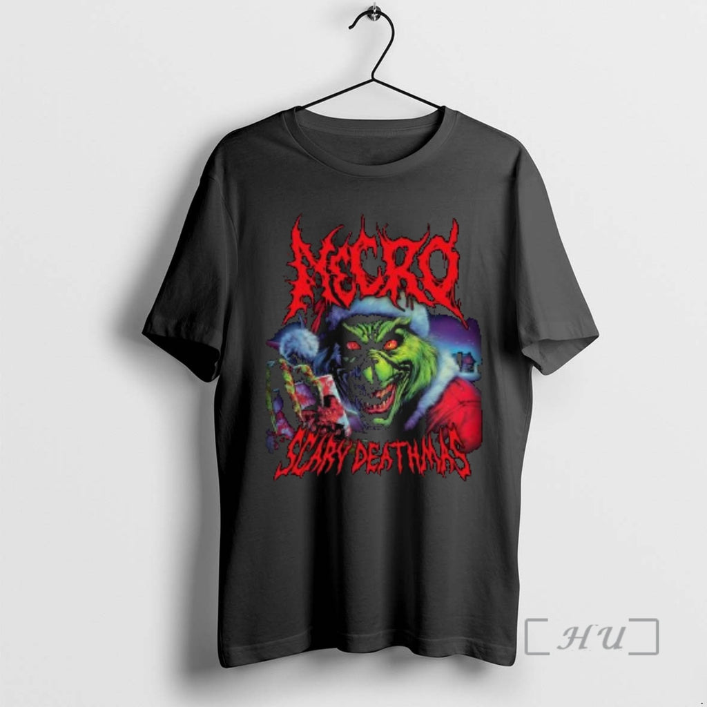 Officials Necro Grinch Scary Deathmas Circle Black