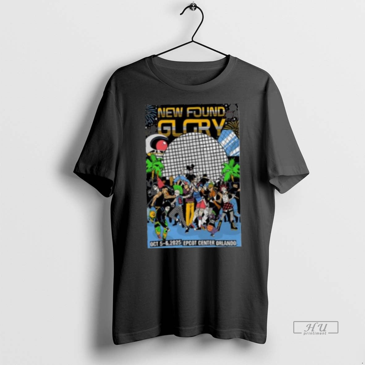 Officials New Found Glory Epcot Center Orlando October 5 6 2025 Concert Tee Shirt Sweater