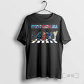 Officials North Carolina Sports Teams Panthers Hornets Hurricanes Buffaloes Wolfpack Tar Heels Cross The Road T-Shirts,...