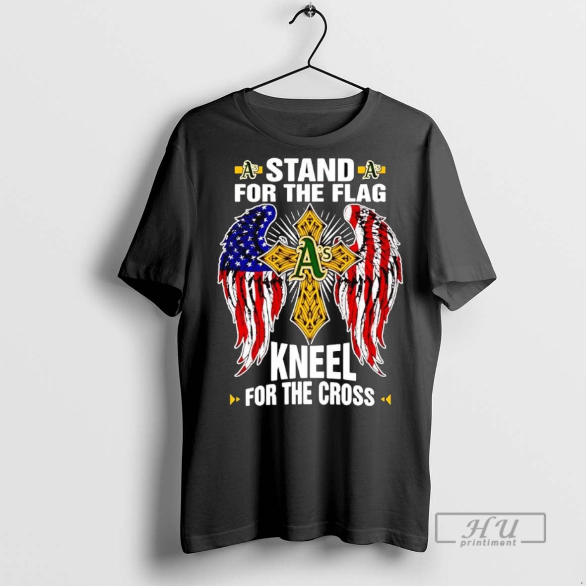 Officials Oakland Athletics Stand For The Flag Kneel For The Cross Tee Shirt