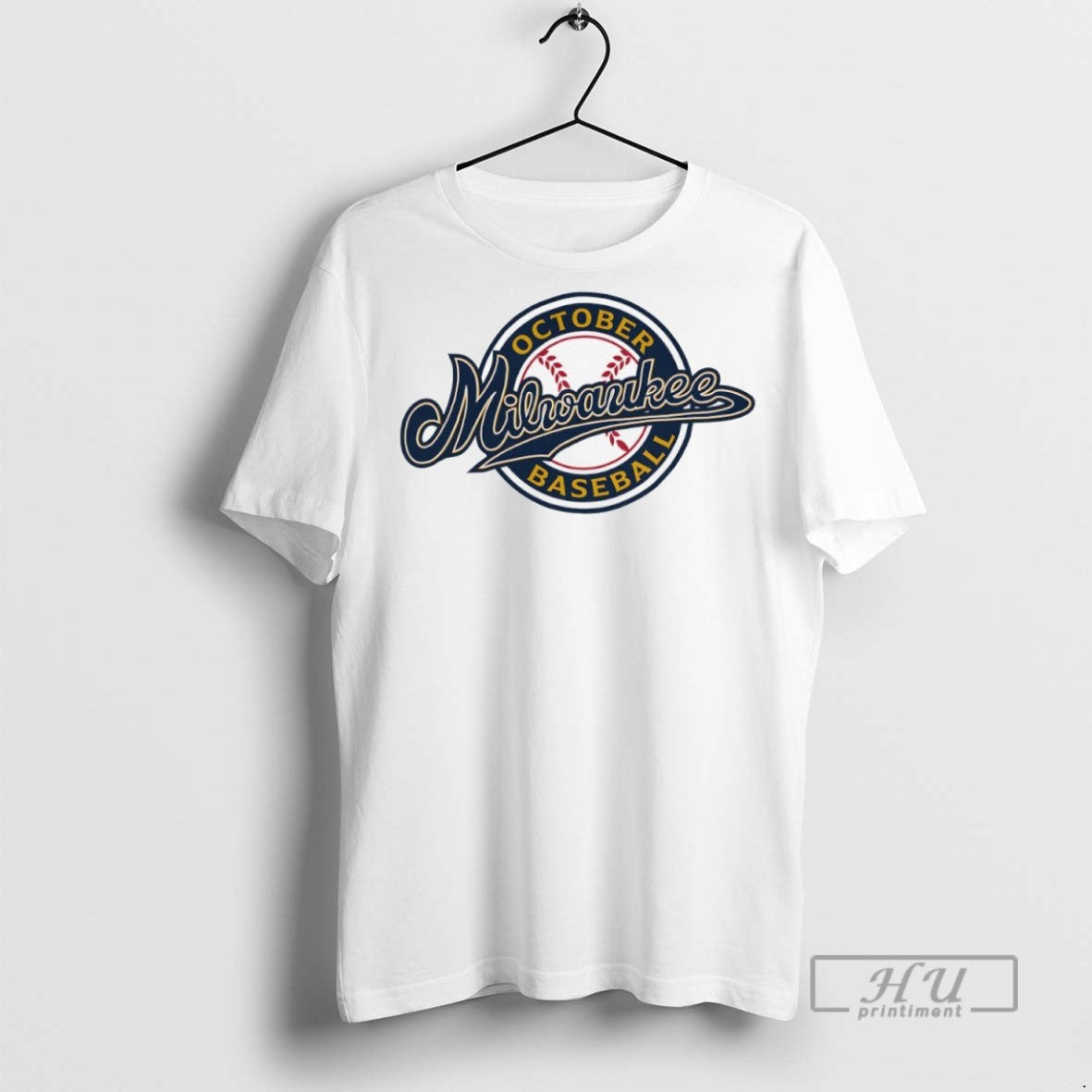 Officials October Baseball Milwaukee Brewers 2025 Logo T Shirt