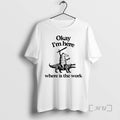 Officials Opossum Riding Crocodile Okay Im Here Where Is The Work Premium T Shirts Sweater Hoodie, Sweatshirt | CiraTrend.com