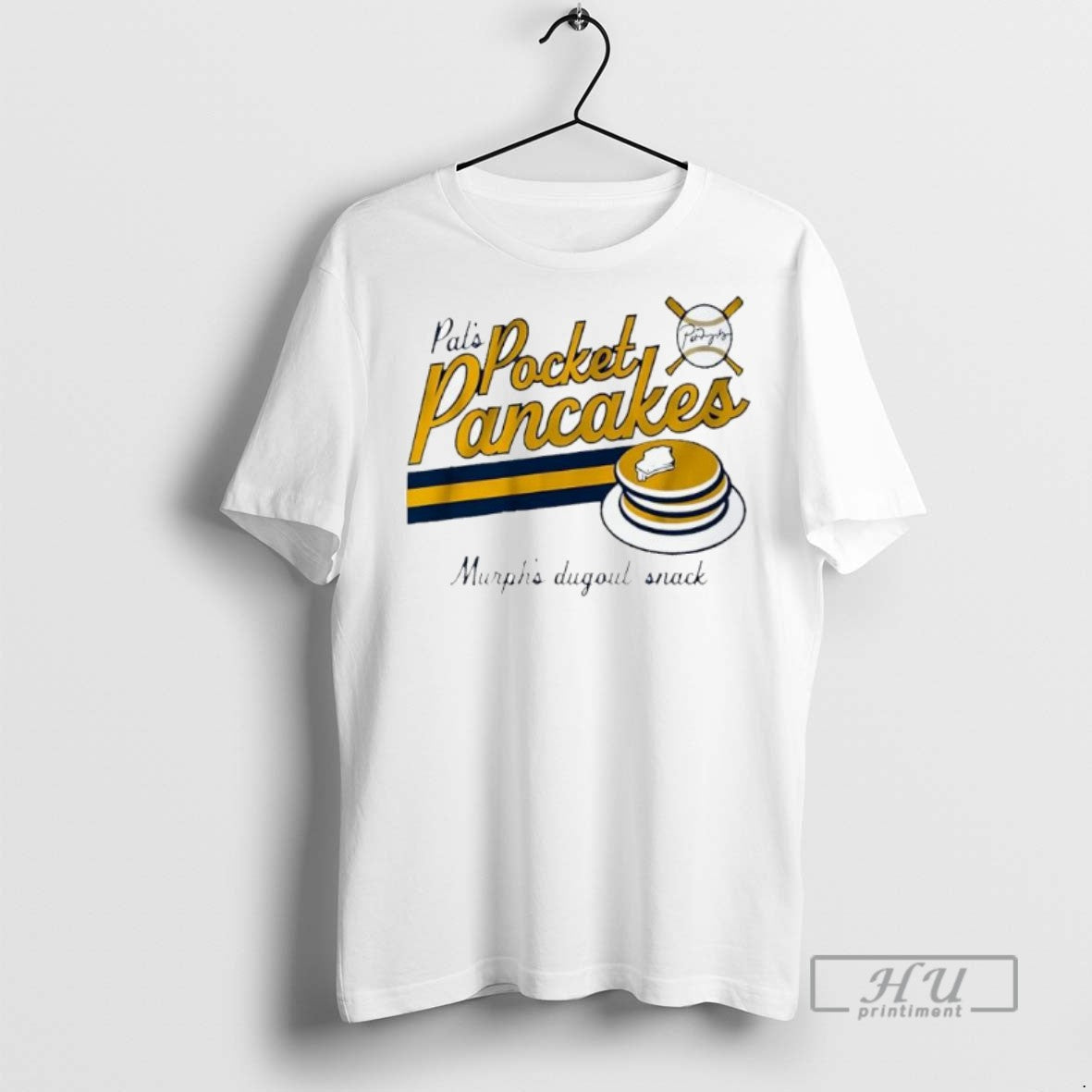 Officials Pats Pocket Pancakes Murphs Dugout Snack Tee Shirt