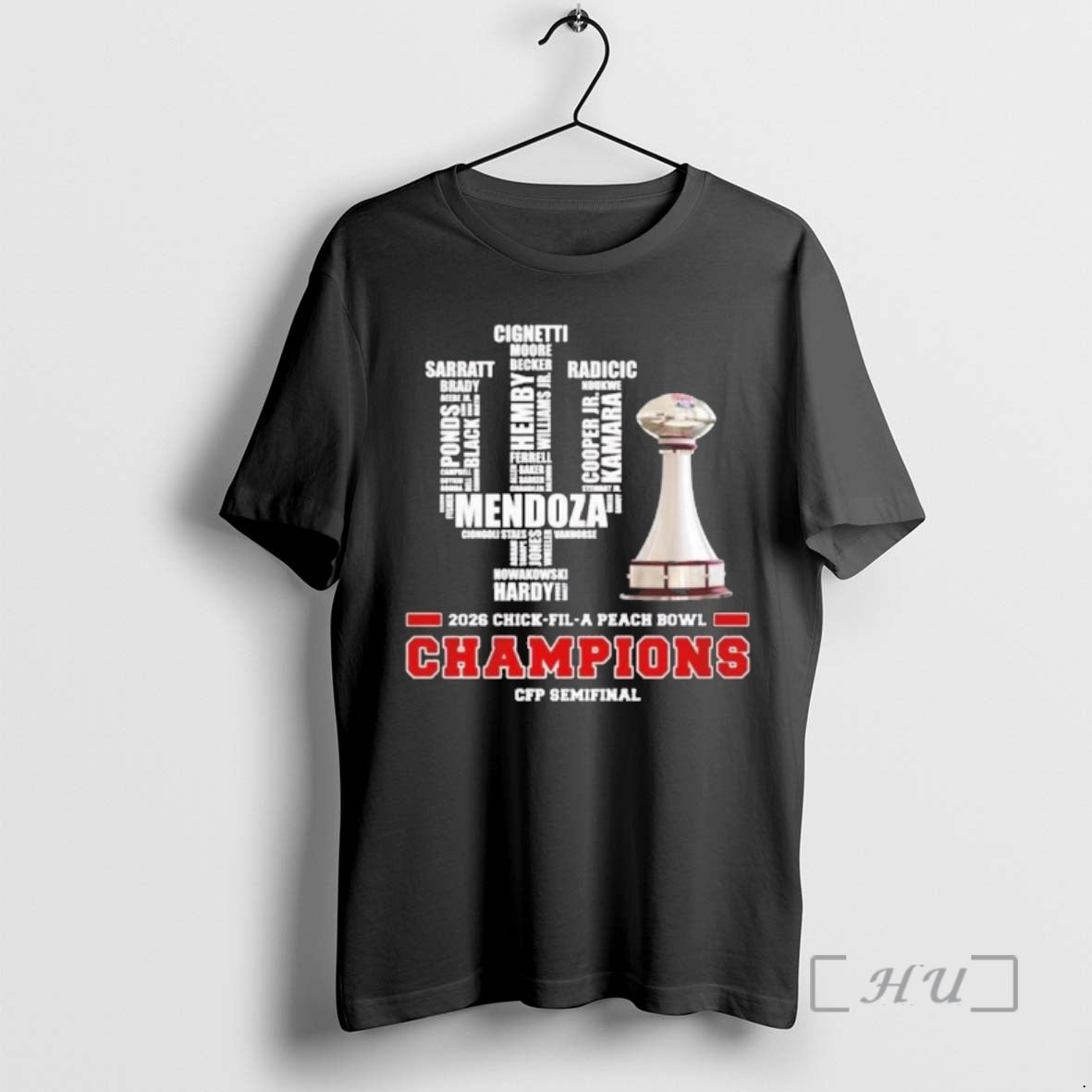 Officials Peach Bowl Champions 2026 Indiana Football Trophy T-Shirts, Hoodie, Sweatshirt | CiraTrend.com