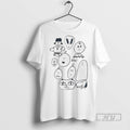 Officials Peanuts Characters X Alien Boo T Shirt