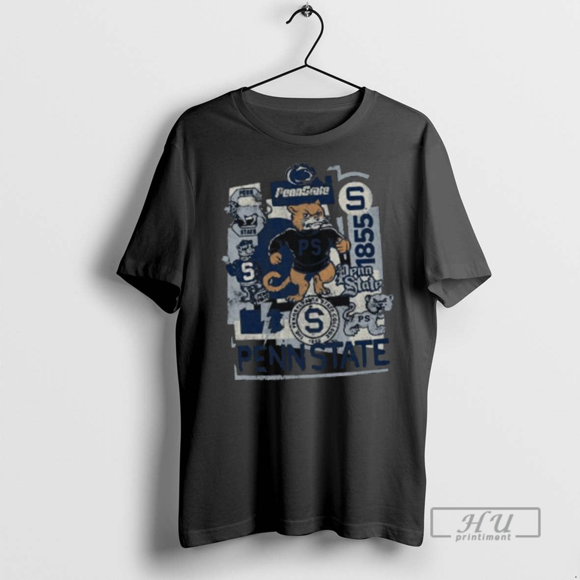 Officials Penn State Vintage Vault Logo Long Sleve T Shirt