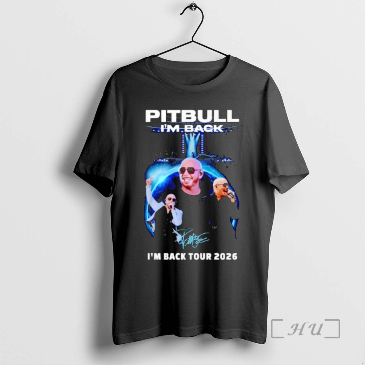 Officials Pitbull With Im Back Tour 2026 Signature Graphic T-Shirts, Hoodie, Sweatshirt | CiraTrend.com