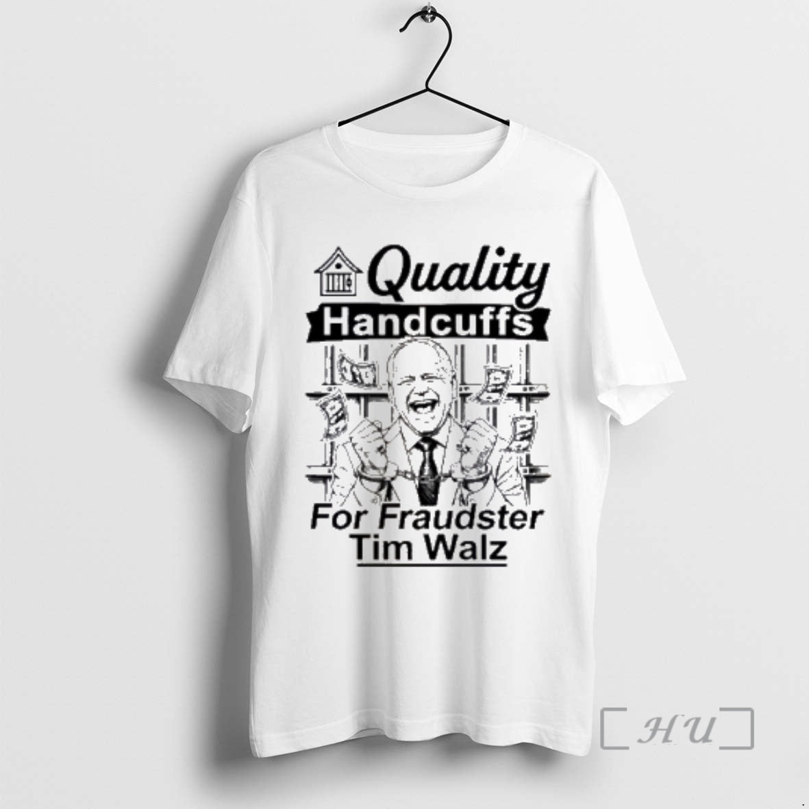 Officials Quality Handcuffs For Fraudster Tim Walz T-Shirts, Hoodie, Sweatshirt | CiraTrend.com