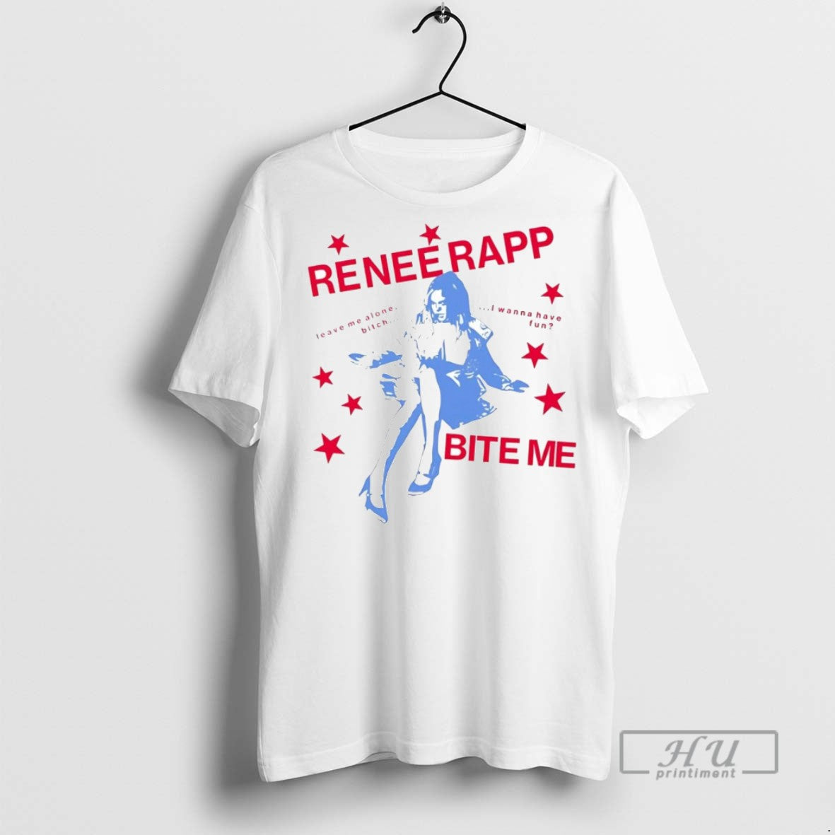 Officials Renee Rapp Pink Tour Bite Me Tee Shirt