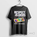 Officials Respect Your Elders Rgb Keyboard Gamer Tech Humor T-Shirts, Hoodie, Sweatshirt | CiraTrend.com
