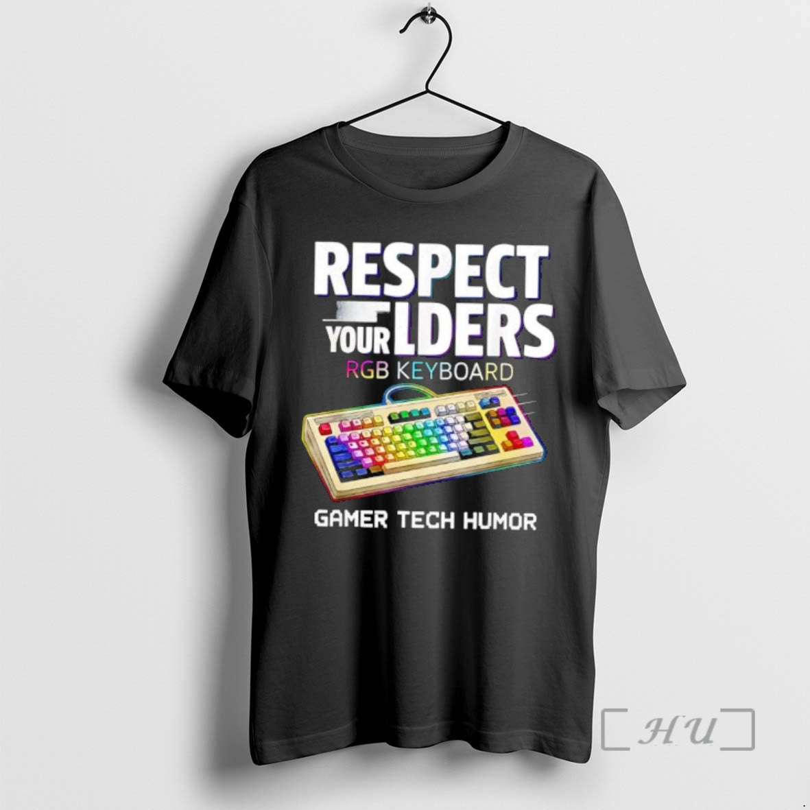 Officials Respect Your Elders Rgb Keyboard Gamer Tech Humor T-Shirts, Hoodie, Sweatshirt | CiraTrend.com