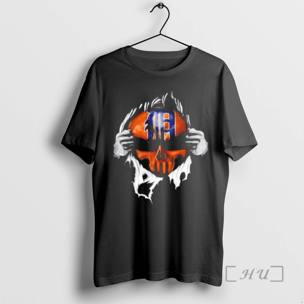 Officials Ripped From The Chest Skull Deep Detroit Tigers Till The Grave Premium T Shirts Hoodie, Sweatshirt | CiraTrend.com