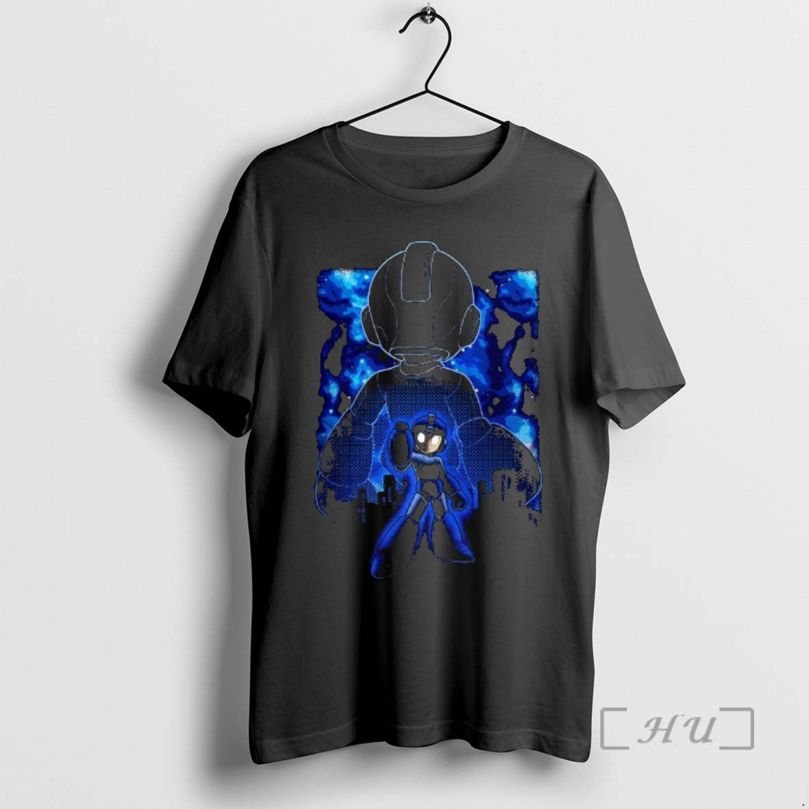 Officials Rockman Nebula Mega Man Skyline Classic Video Game T-Shirts, Hoodie, Sweatshirt | CiraTrend.com