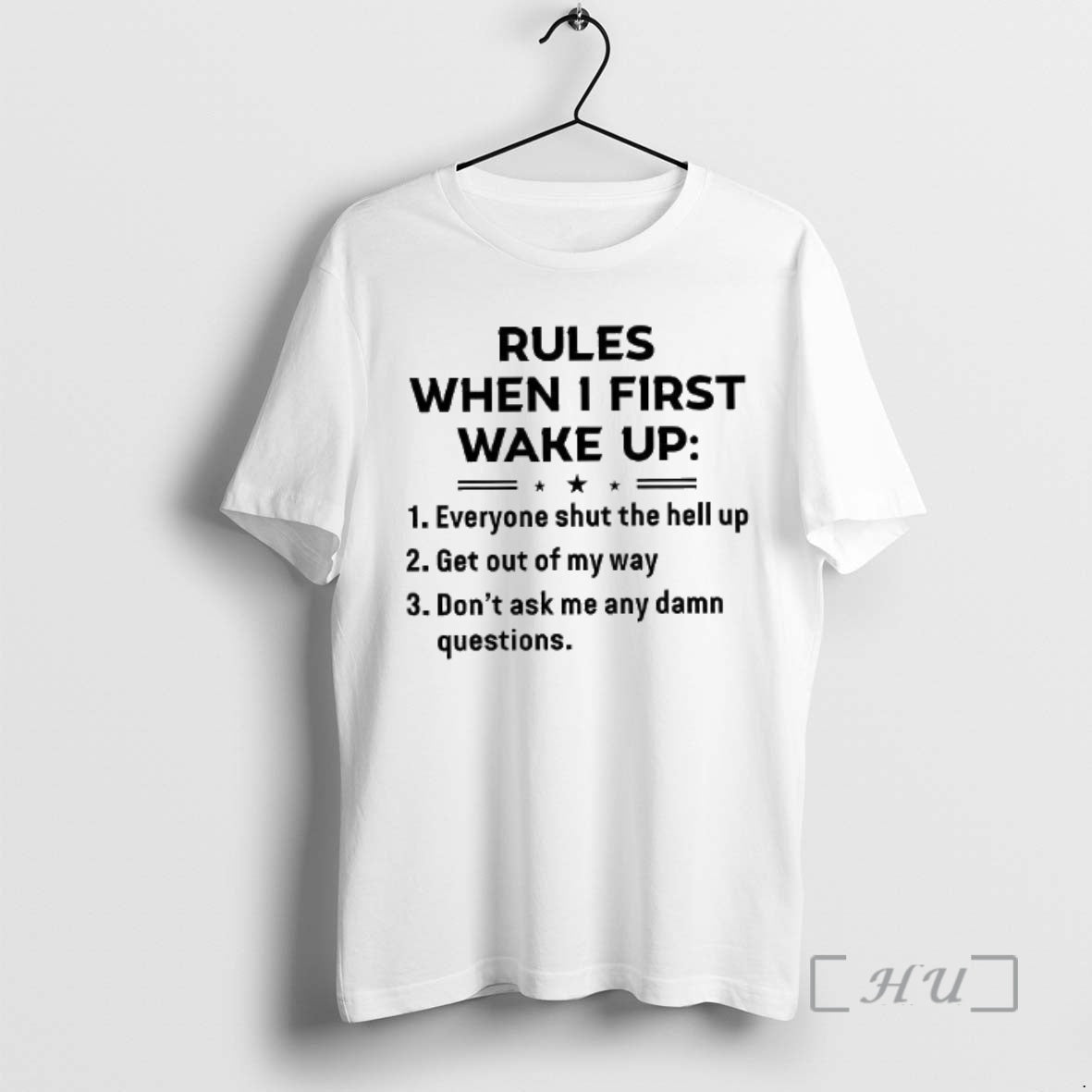 Officials Rules When I First Wake Up Woman T-Shirts, Hoodie, Sweatshirt | CiraTrend.com