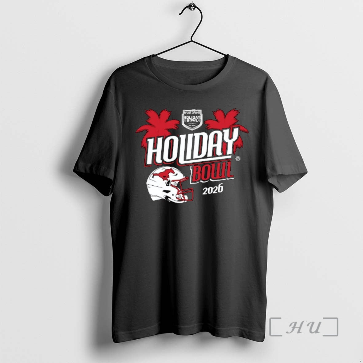 Officials Smu Mustangs 2025 Holiday Bowl Helmet Logo T-Shirts, Hoodie, Sweatshirt | CiraTrend.com