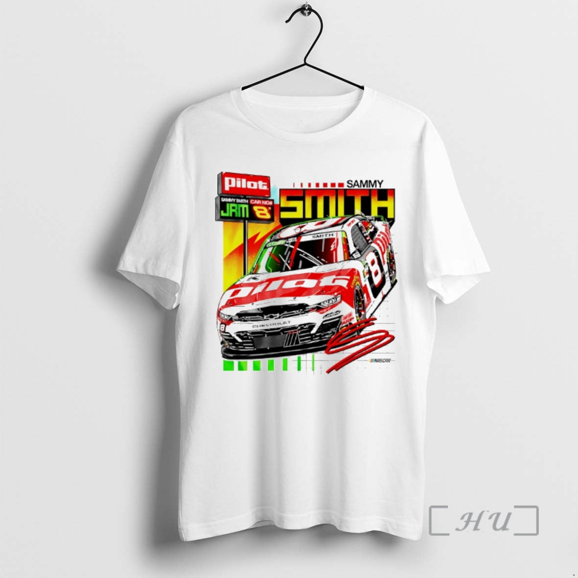 Officials Sammy Smith 8 Pilot Car Cua Jr Motorsports Team Apparel Premium T Shirts Sweater Hoodie, Sweatshirt | CiraTrend.com