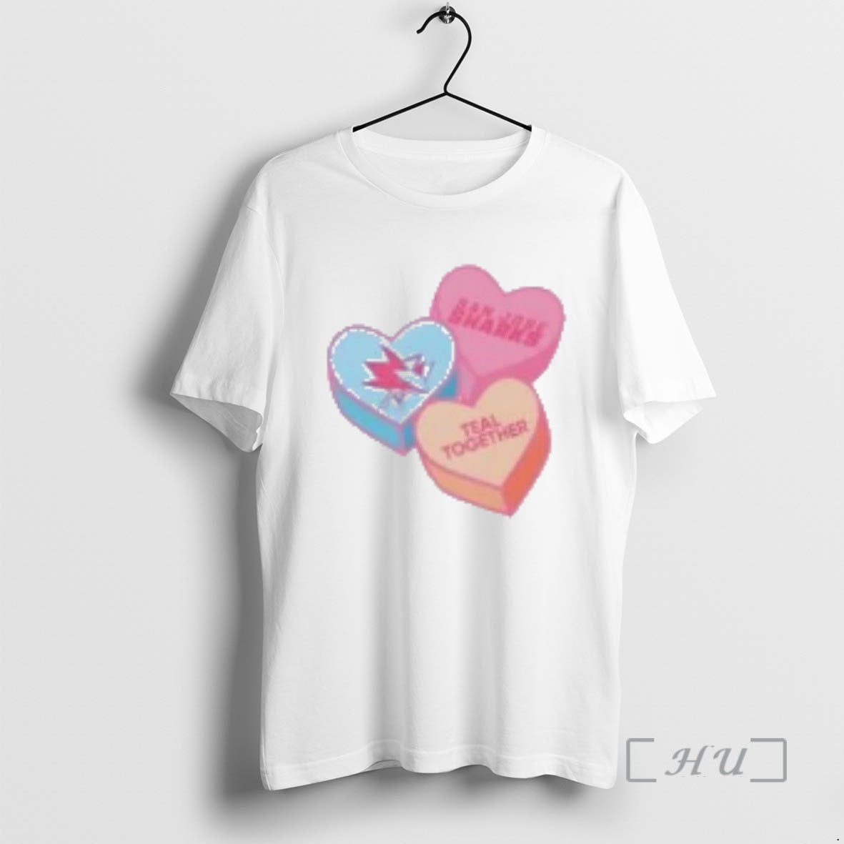 Officials San Jose Sharks Teal Together Candy Heart Valentines Day T-Shirts, Hoodie, Sweatshirt | CiraTrend.com