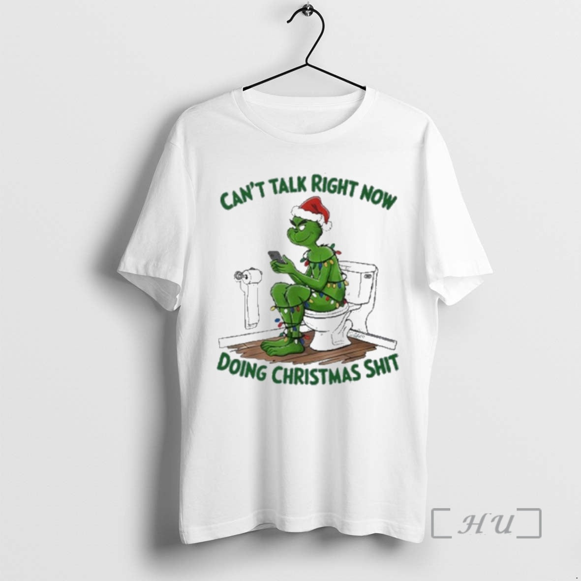 Officials Santa Grinch Cant Talk Right Now Doing Christmas Shit T-Shirts, Hoodie, Sweatshirt | CiraTrend.com